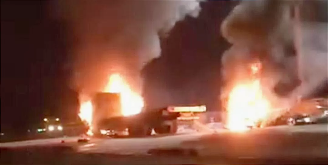 Tabrakan Beruntun di Gerbang Tol Ciawi Korban Tewas Bertambah (Tangkapan Layar)