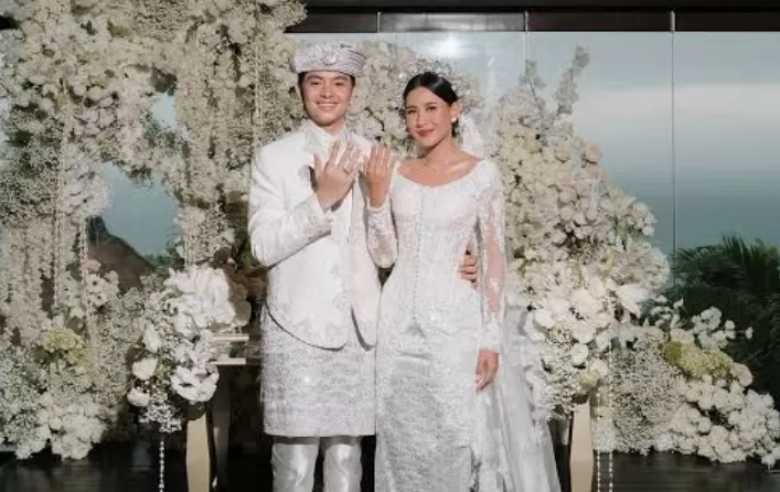 Angga Yunanda dan Shenina Pakai Busana Minang di Hari Pernikahan (Instagram) (Puspitawati )