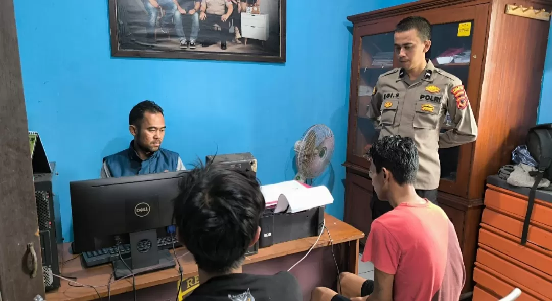 Polisi Tangkap 2 Pelaku Curanmor TKP Sukaraja Sukabumi (Foto : Soleh)