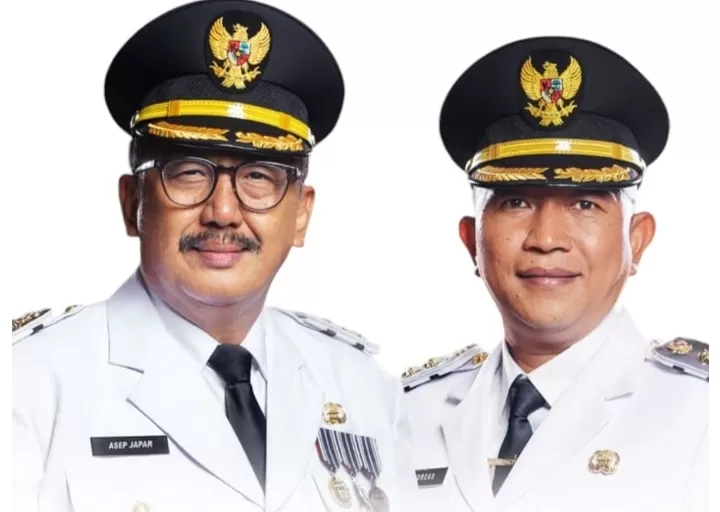 Asep Japar-Andreas Resmi Jadi Bupati dan Wakil Bupati Kabupaten Sukabumi  (Puspitawati )