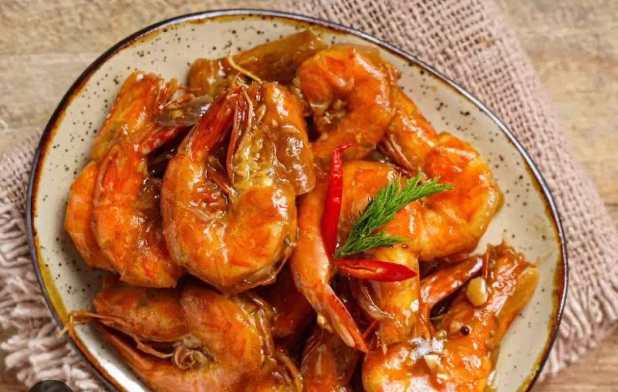 Resep tumis udang pedas manis (fimela) (Puspitawati )