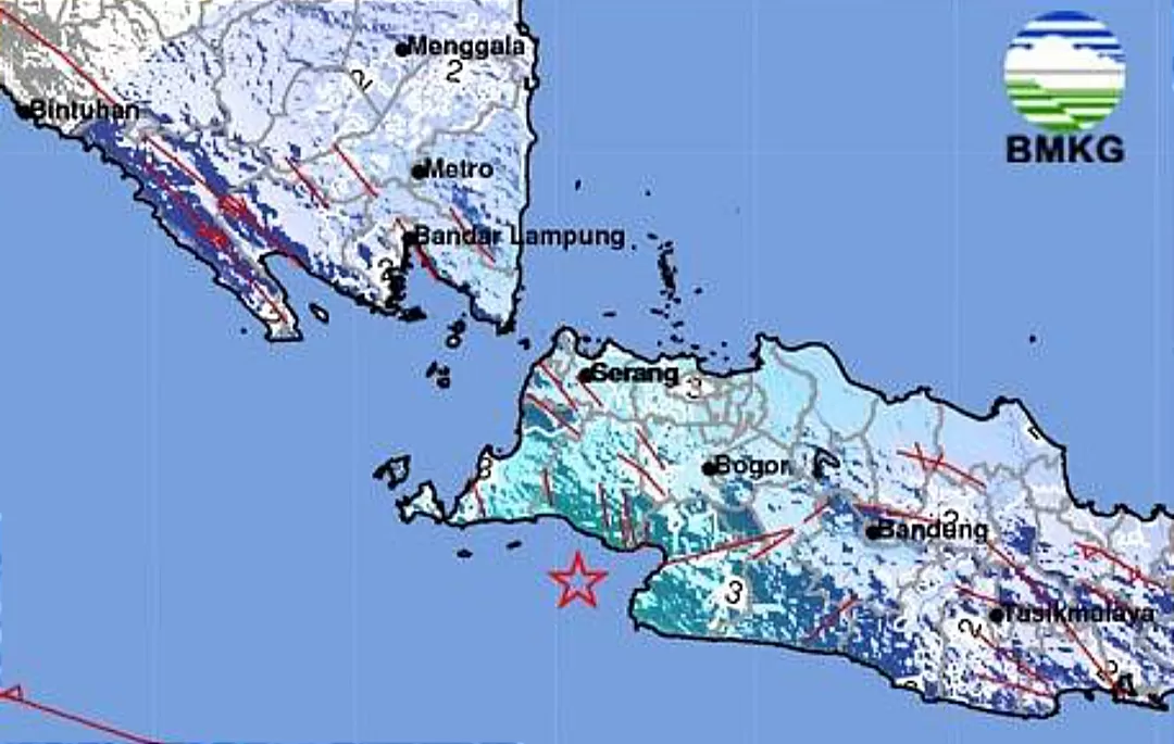 Gempa Terkini Guncang Banten dan Sukabumi M5,2 (Bmkg)