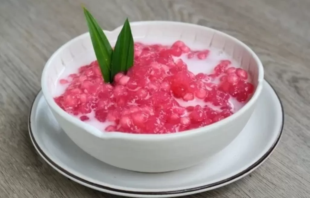 Resep membuat takjil bubur sagu mutiara (Puspita)