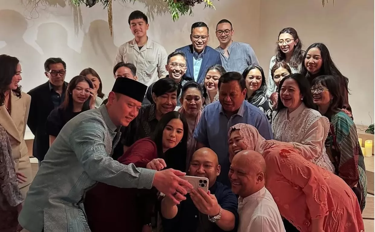 AHY ceritakan isi obrolan di ulang tahun Didit Prabowo (puspita )