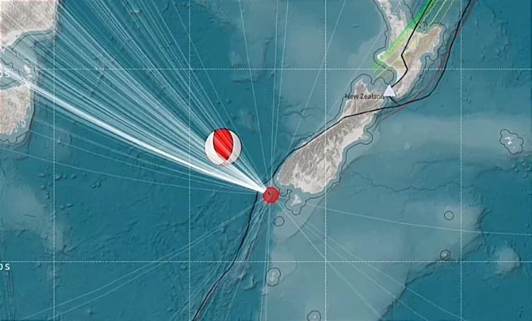 Gempa Berkekuatan M6,6 Guncang Selandia Baru, BMKG : Tidak Berdampak ke Indonesia (BMKG)