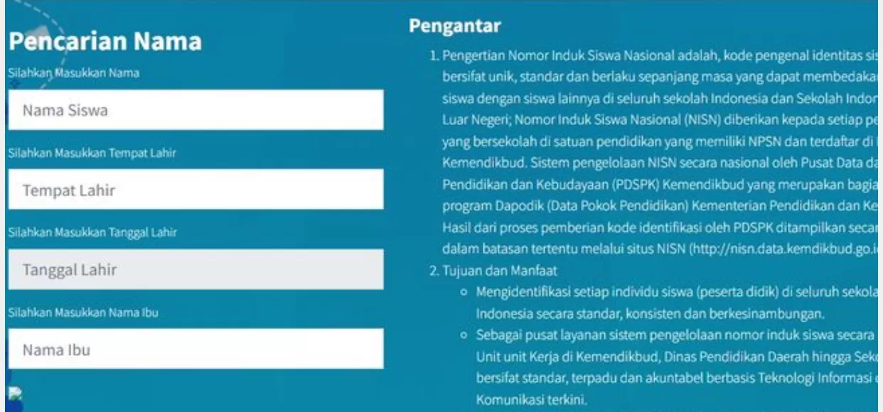 cara cek nisn online dengan mudah  (puspita )