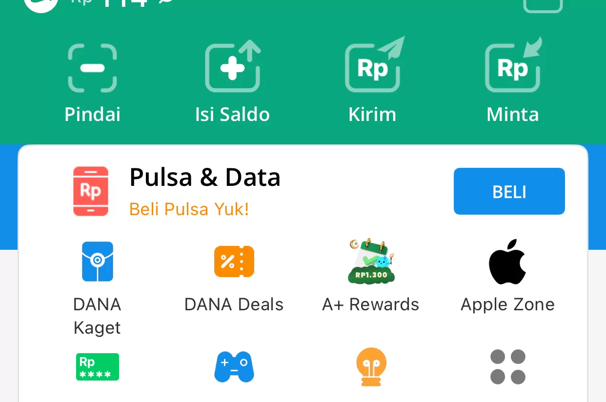 Cara klik saldo dana gratis 10 april 2025 (puspita )