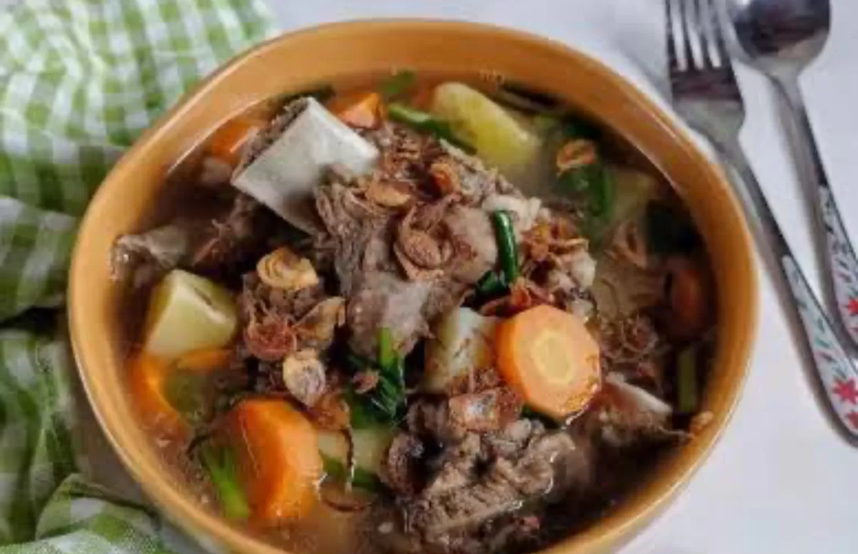 resep membuat sop iga sapi (yummy app) (puspita )