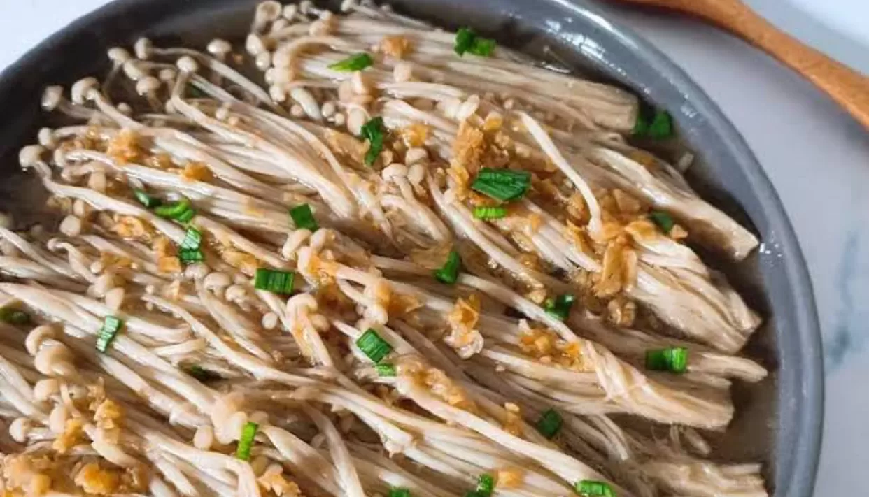 resep membuat tumis jamur enoki (cookpad) (puspita )