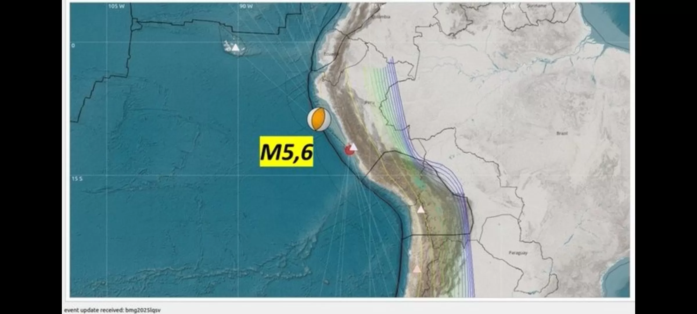 Gempa di Pesisir Peru