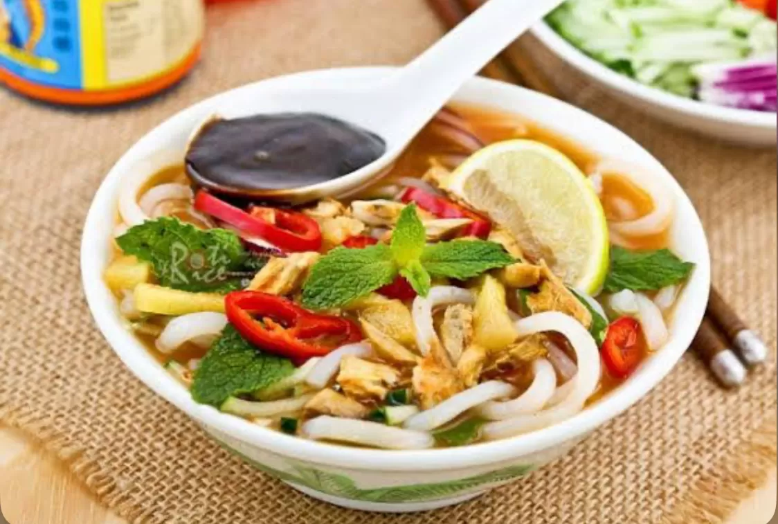 Resep Assam Laksa Penang  (roti n rice) (puspita)