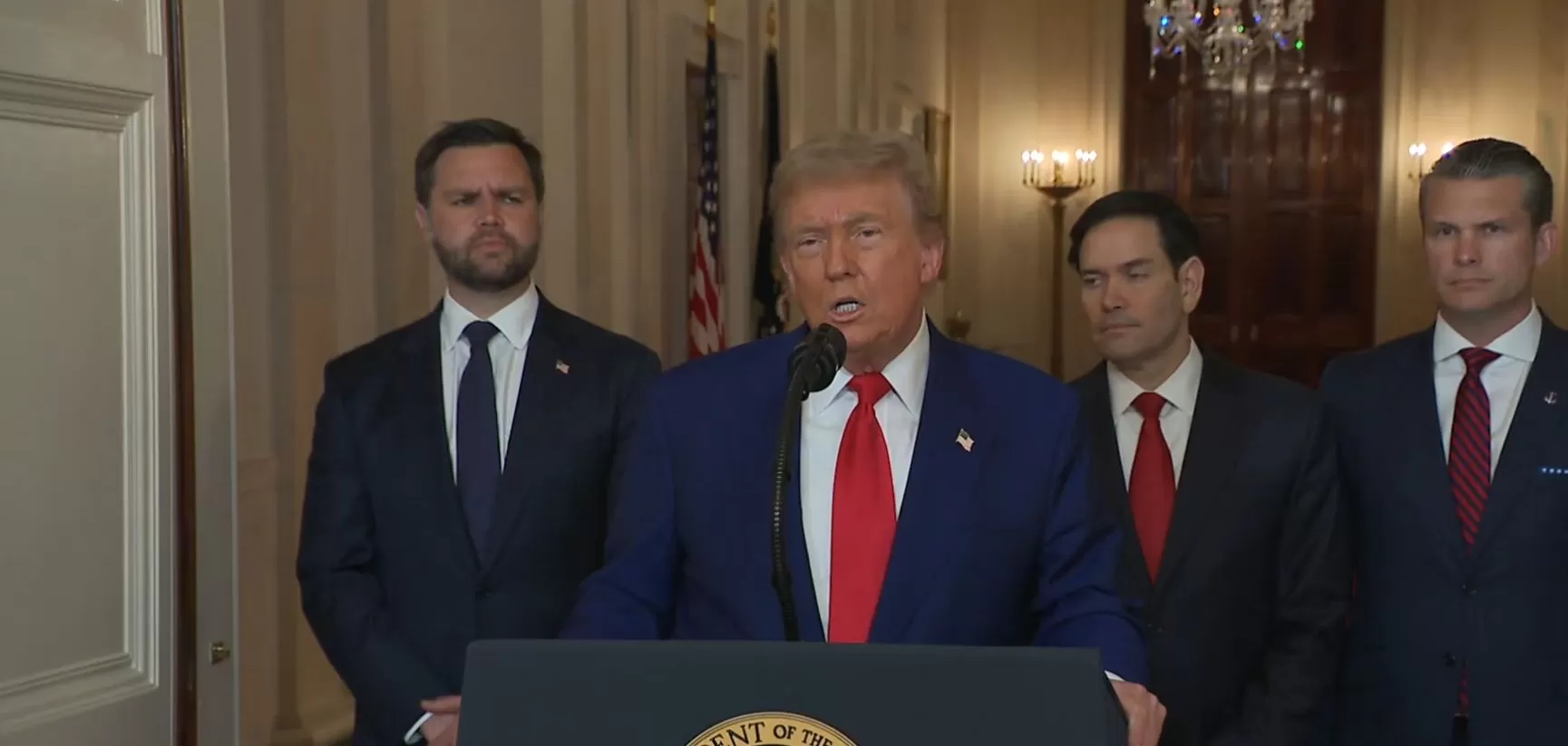  Presiden Amerika Serikat, Donald Trump mengeluarkan pernyataan sepihak soal gencatan senjata antara Iran dan Israel. 