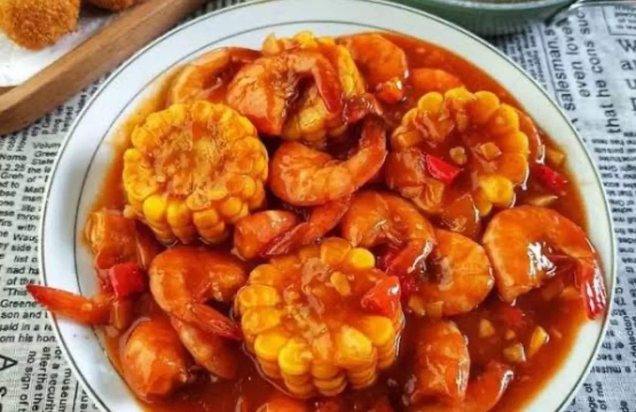 resep membuat udang saus padang (briliofood) (puspita)