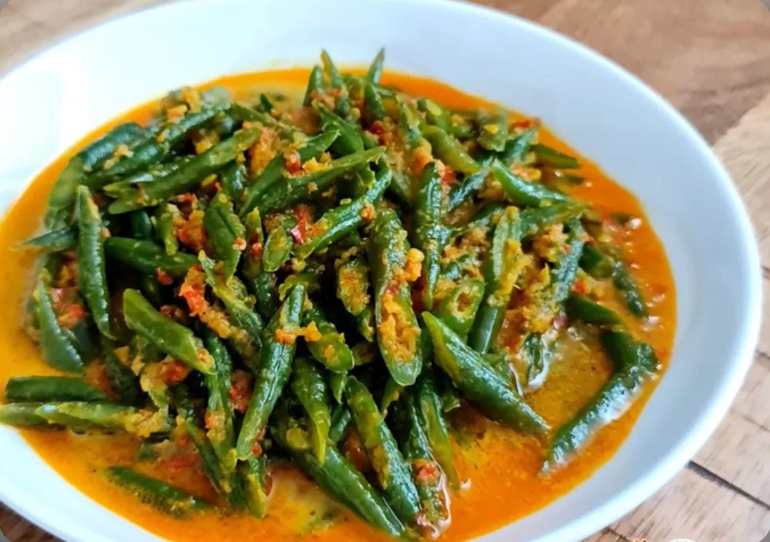 Resep Gulai Kacang Panjang  (cookpad) (puspita )