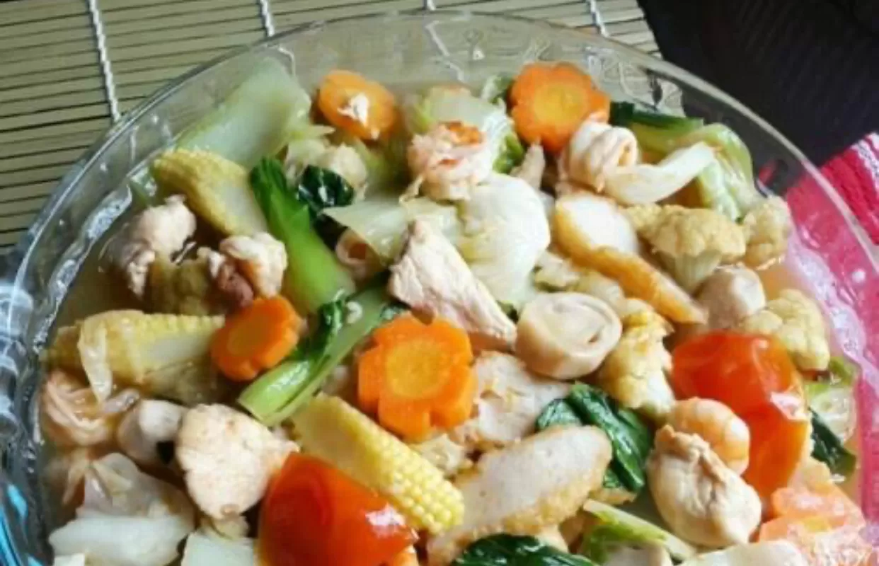 resep membuat capcay yang mudah diikuti  (puspita)