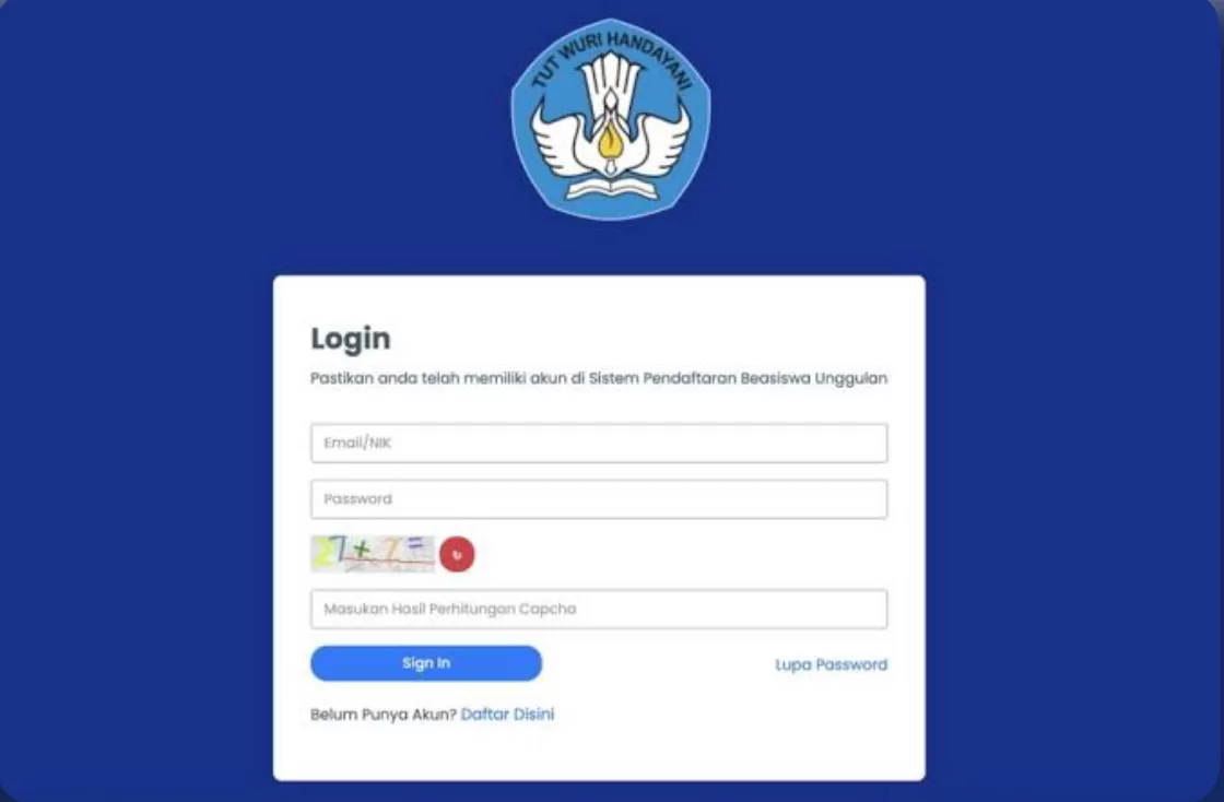 cara daftar beasiswa unggulan 2025 (puspita)