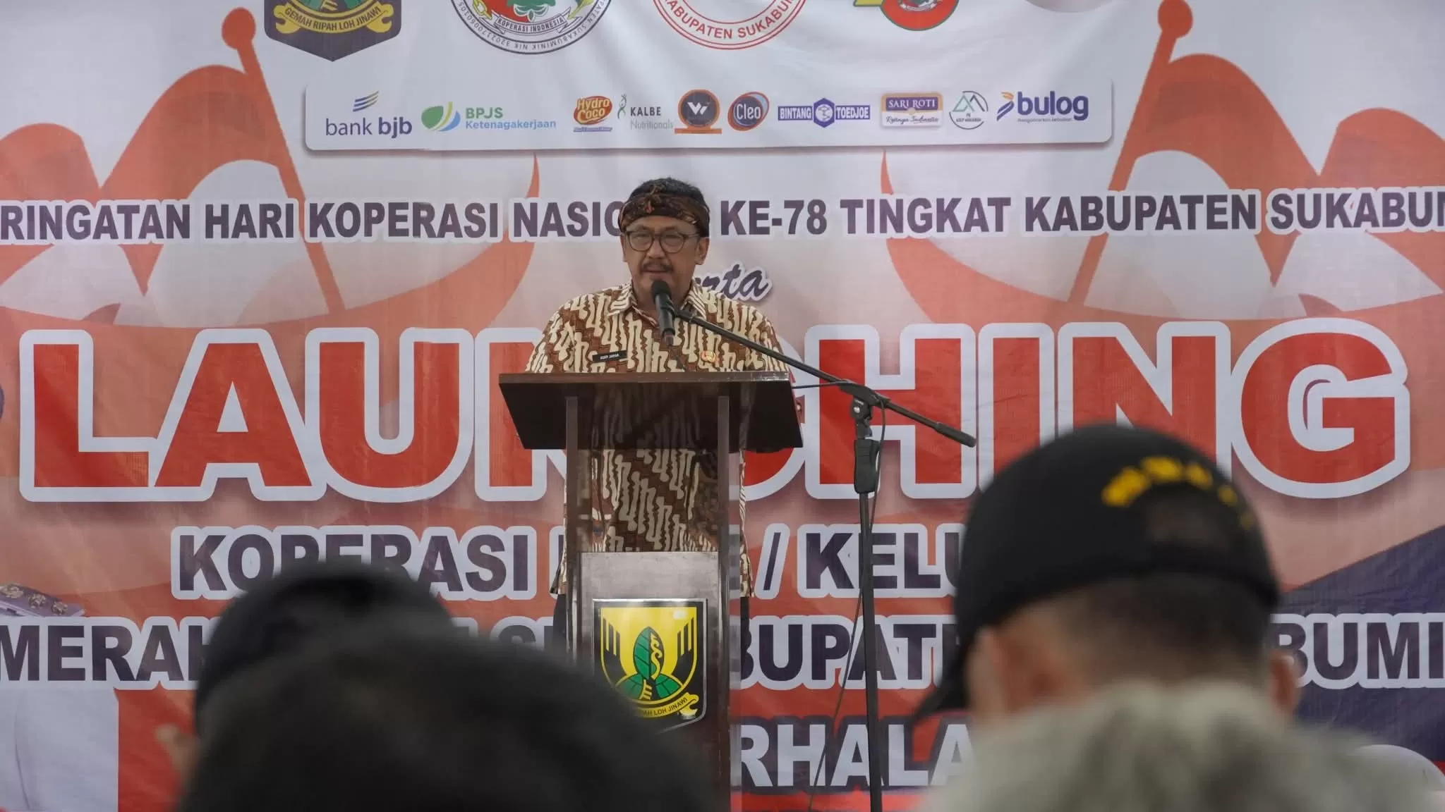 Bupati Asep Japar Launching Koperasi Merah Putih se-Kabupaten Sukabumi