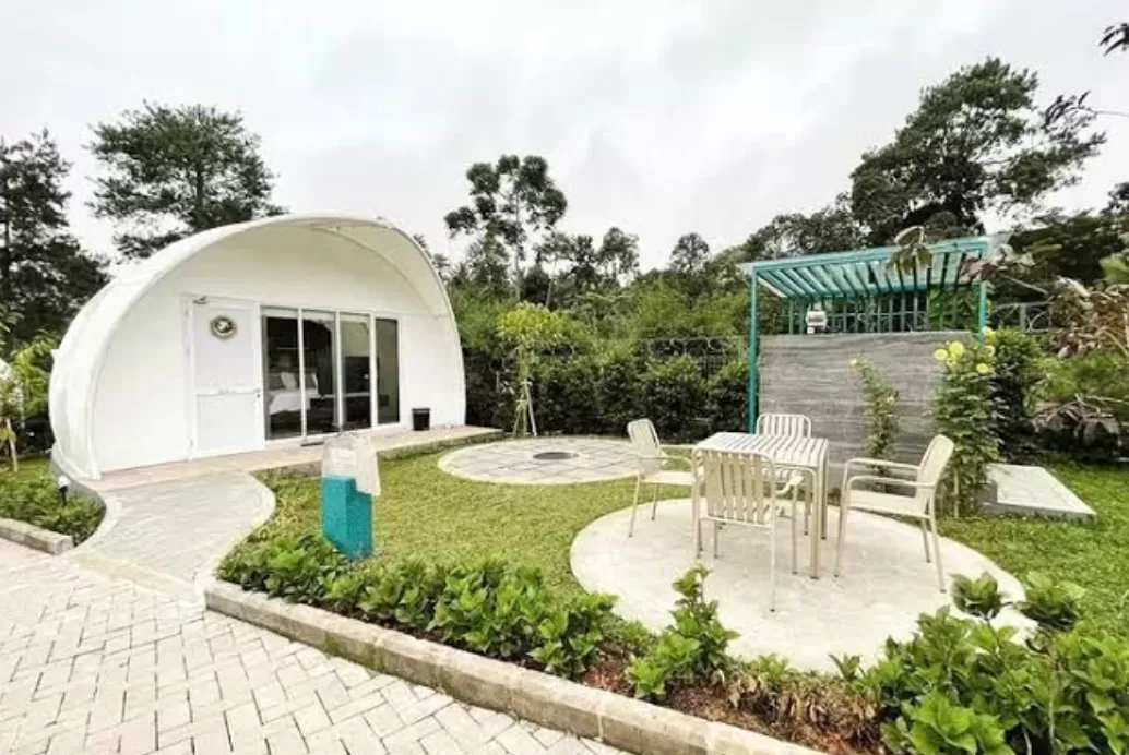 teras bhumi puncak worth it jadi tempat glamping favorit! (puspita )