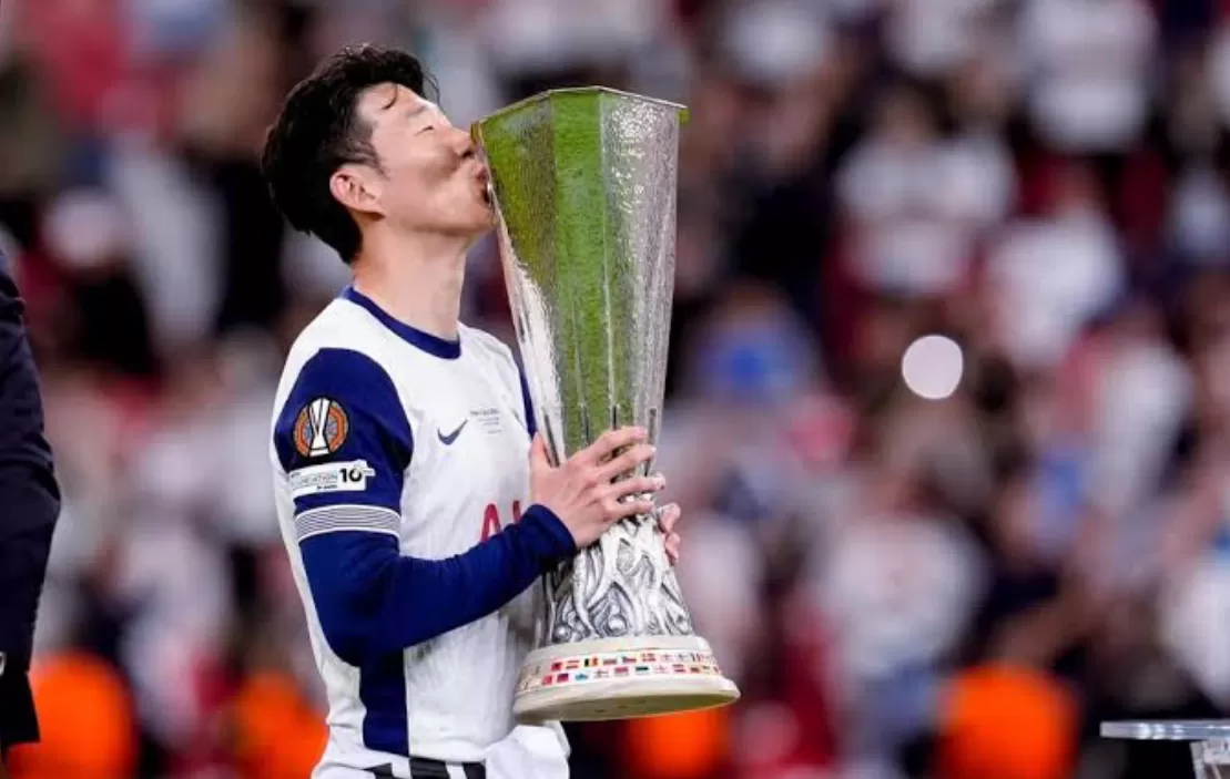 Son Heung min Pamit dari Tottenham (instagram) (puspita )