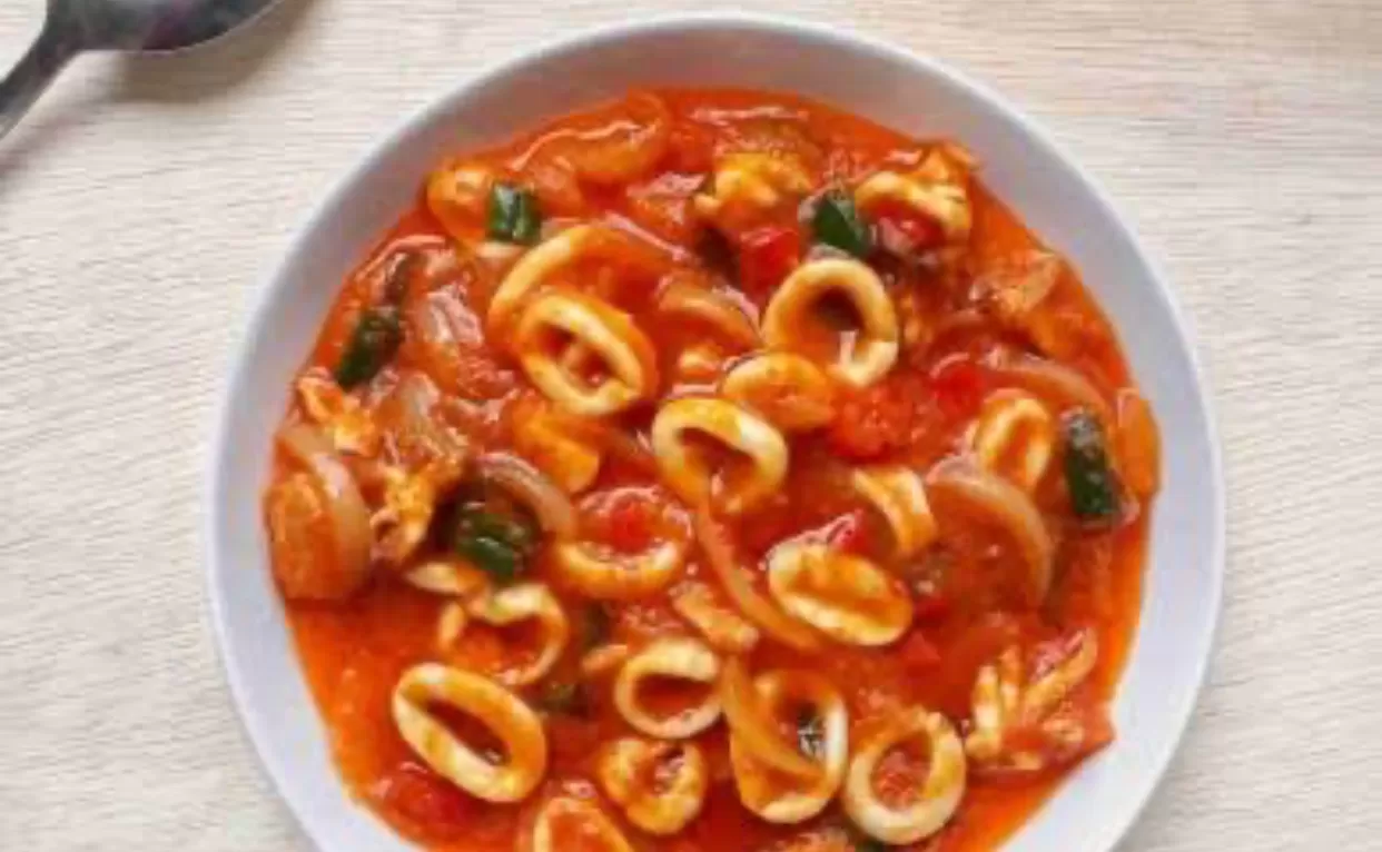 Resep Membuat Cumi Saus Padang Nikmat (yummyapp) (puspita)