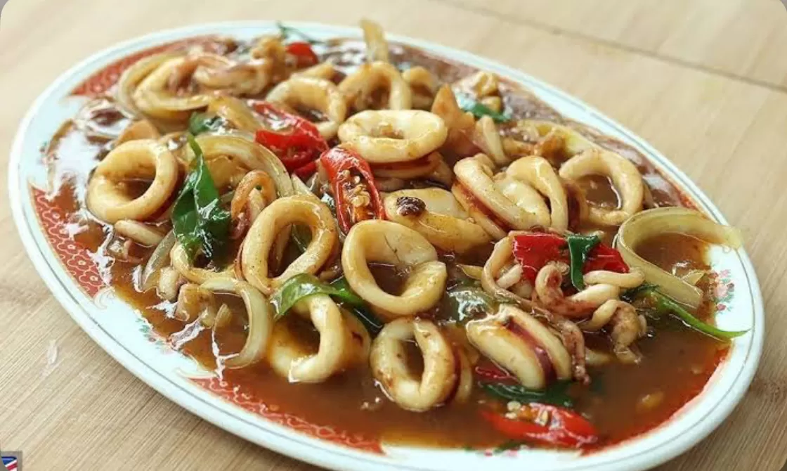 Cara Membuat Cumi Saus Tiram (jajandikit) (puspita)