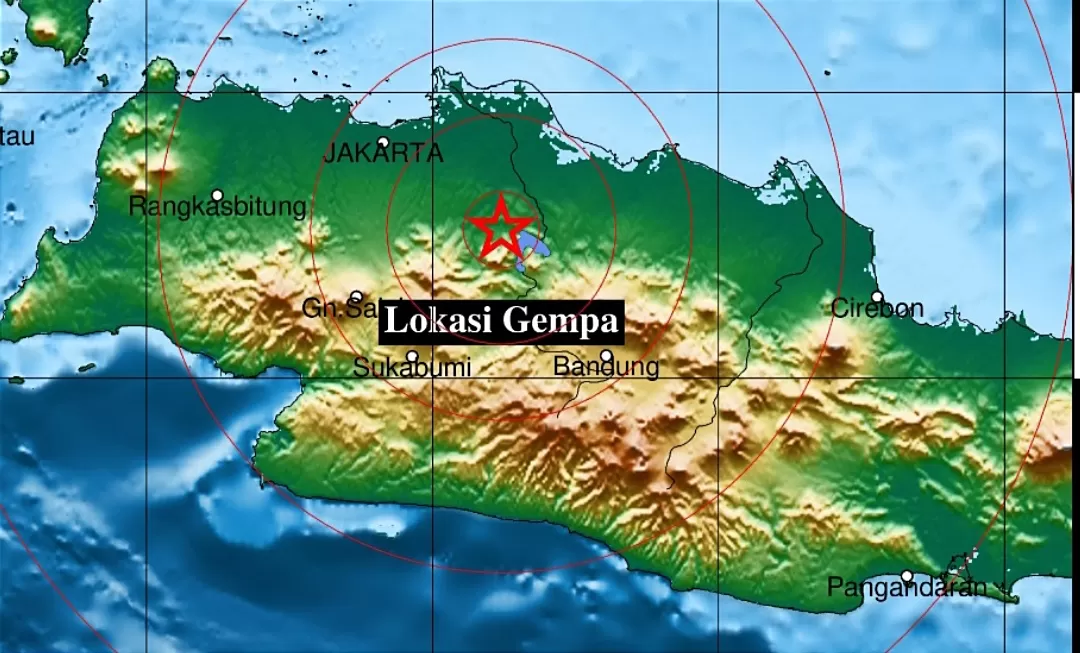 Gempa Terkini Bekasi M4,9 Guncangan Dirasakan di Sejumlah Kota di Jabar