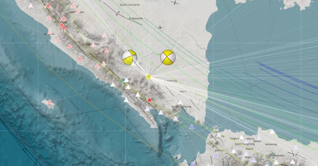 Gempa Berkekuatan M5,0 Guncang Lampung 