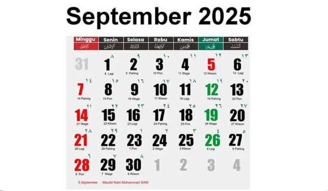 1 September Memperingati Hari Apa? Ini Deretannya (puspita)