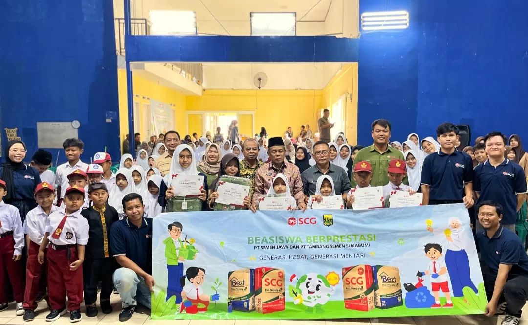 Anak Perusahaan PT SCG Berikan Beasiswa Kepada 571 Pelajar Sukabumi 