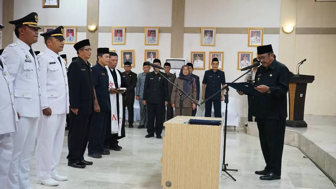 Asep Japar Lantik 293 Pejabat, Inilah Nama Kadis Pemkab Sukabumi