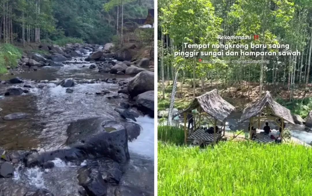 Saung Sungai Cihonje (puspita)