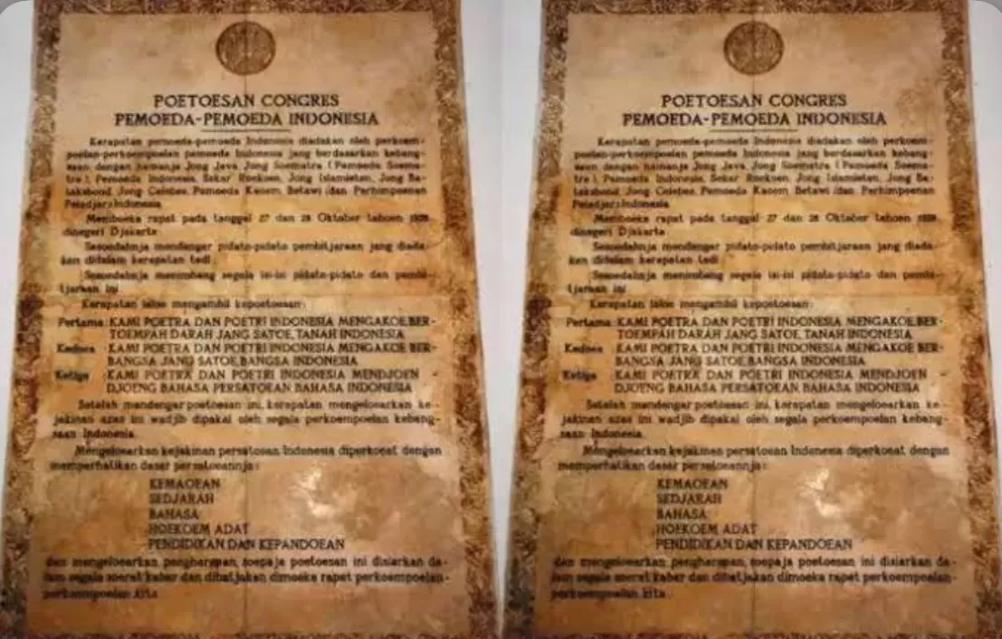 Teks Sumpah Pemuda Asli (puspita)