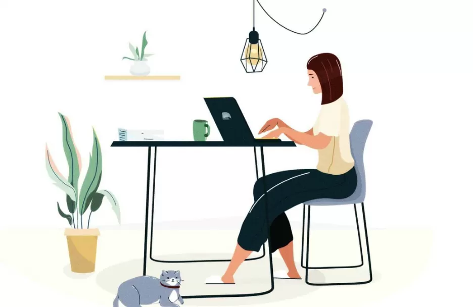 Keuntungan WFH (ilustrasi) (puspita)