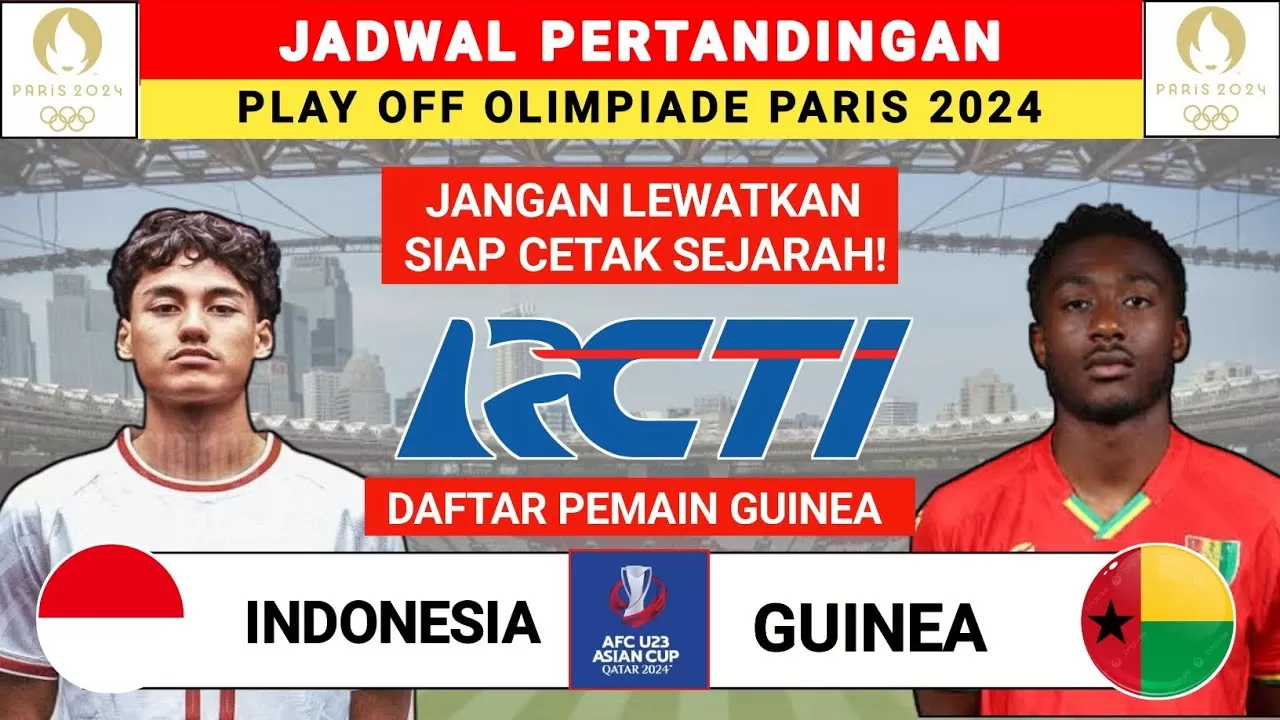 LOLOS OLIMPIADE!! Jadwal Play Off Olimpiade Paris 2024 Indonesia vs