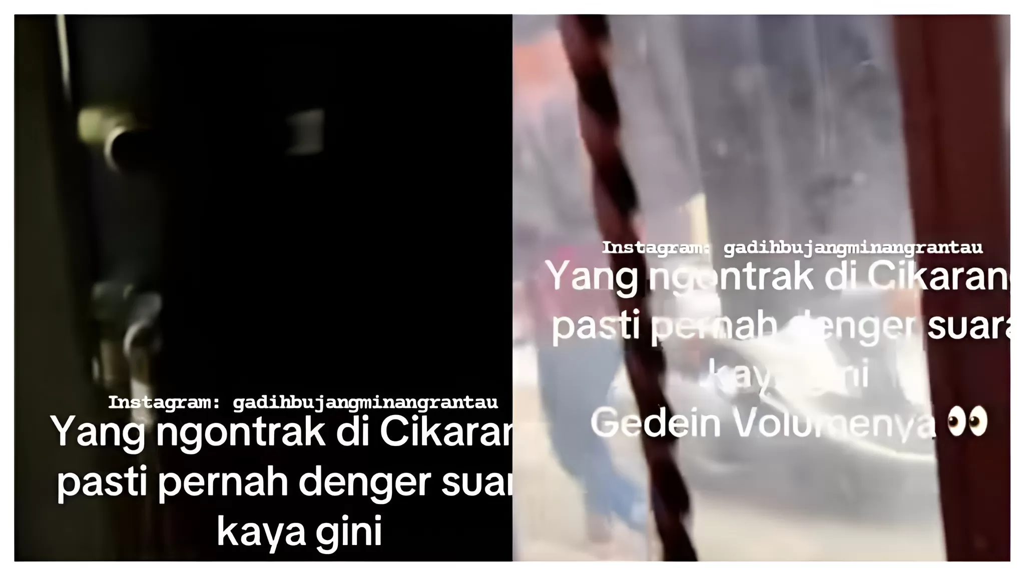 Warga Cikarang keluhkan orang yang sering mengetuk pintu rumahnya dan meminta sejumlah uang. (Instagram/gadihbujangminangrantau)