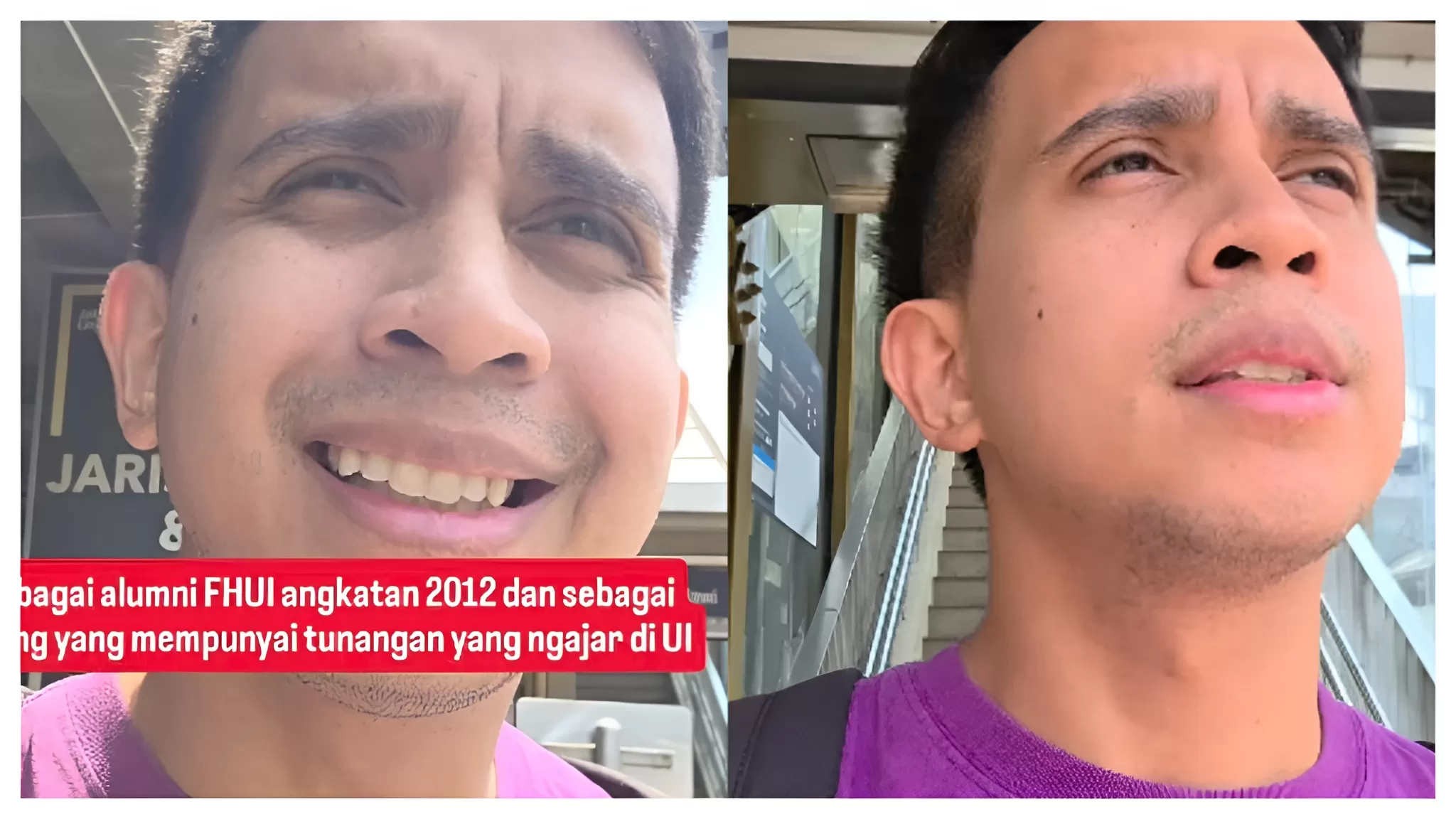 Menyoroti penuturan artis, Andovi da Lopez usai viral dugaan kasus pelecehan yang jerat 16 mahasiswa FH UI. (Instagram.com/@andovidalopez)