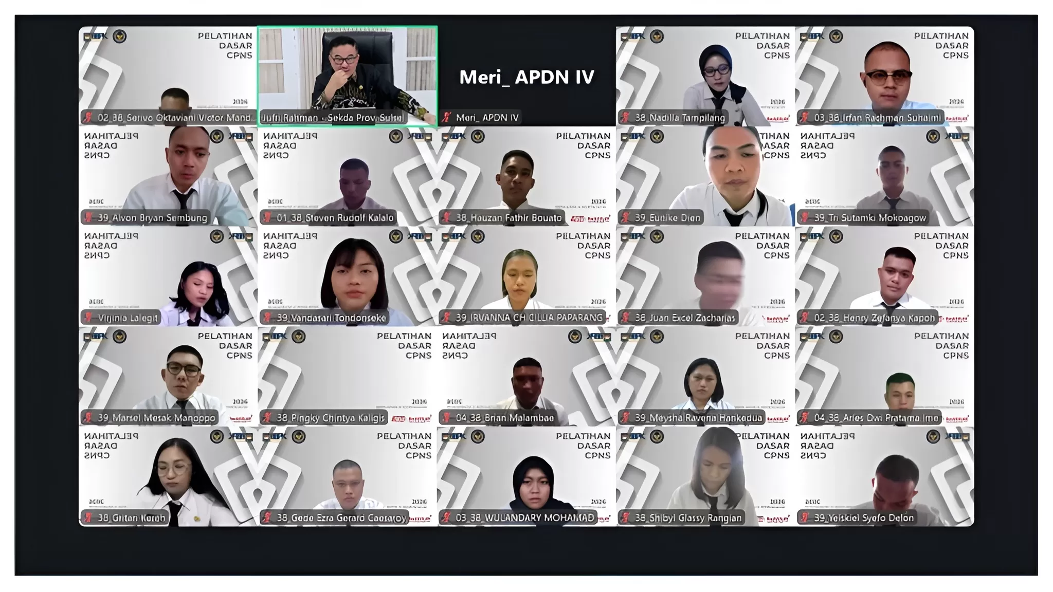 Sekretaris Daerah Provinsi Sulawesi Selatan Jufri Rahman menekankan pentingnya penguatan kompetensi, integritas, dan nilai dasar ASN