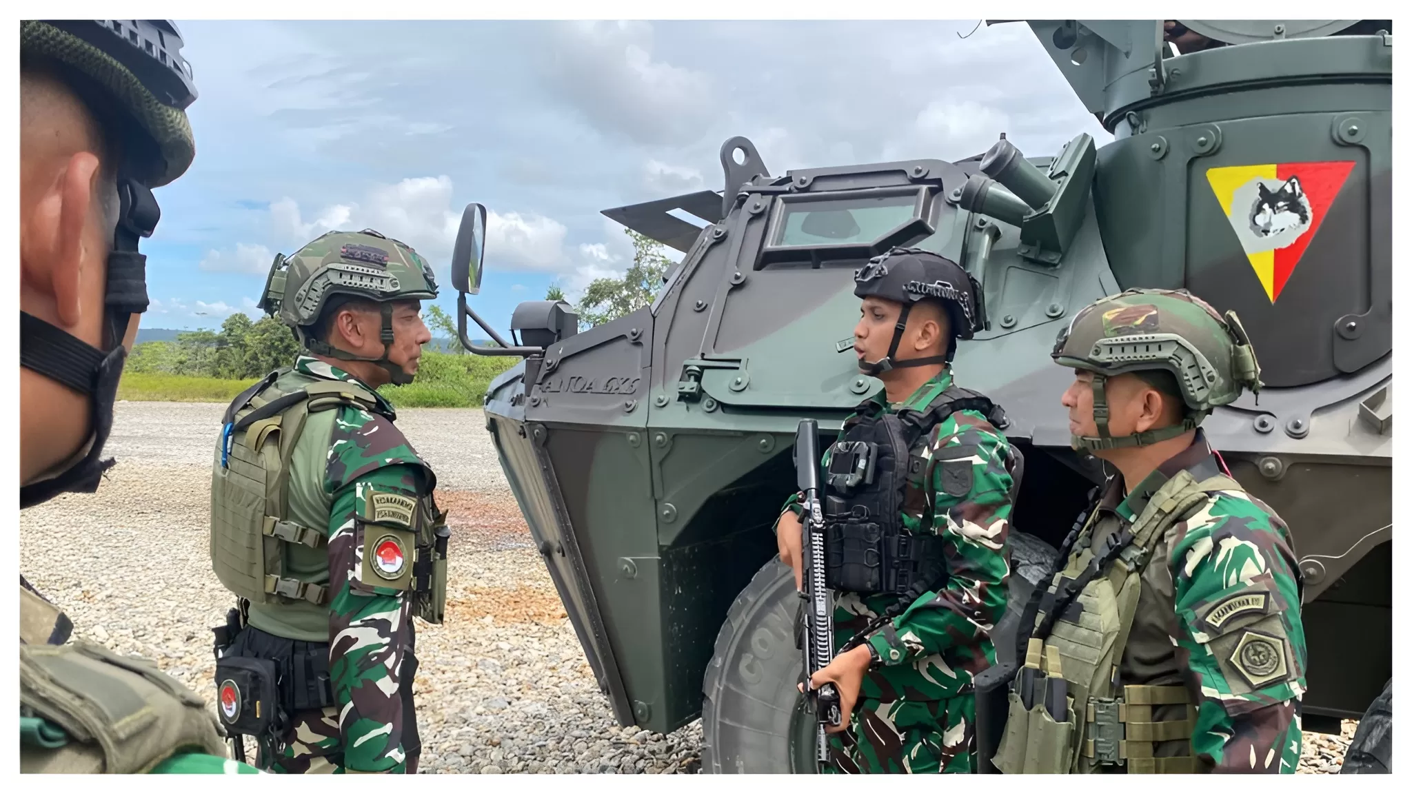TNI memperketat pengamanan di wilayah operasional PT Freeport Indonesia setelah serangan kelompok kriminal bersenjata. Foto : Tim iBenews.id