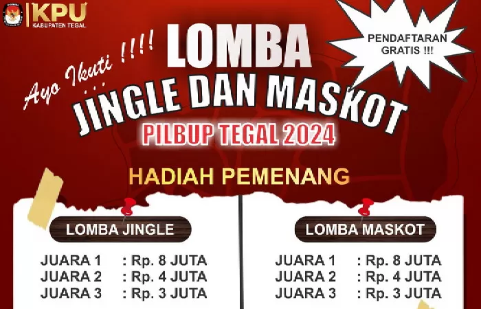 Yuk, Ikuti Lomba Jingle Dan Maskot Pilbup Tegal, Ada Hadiah Total ...