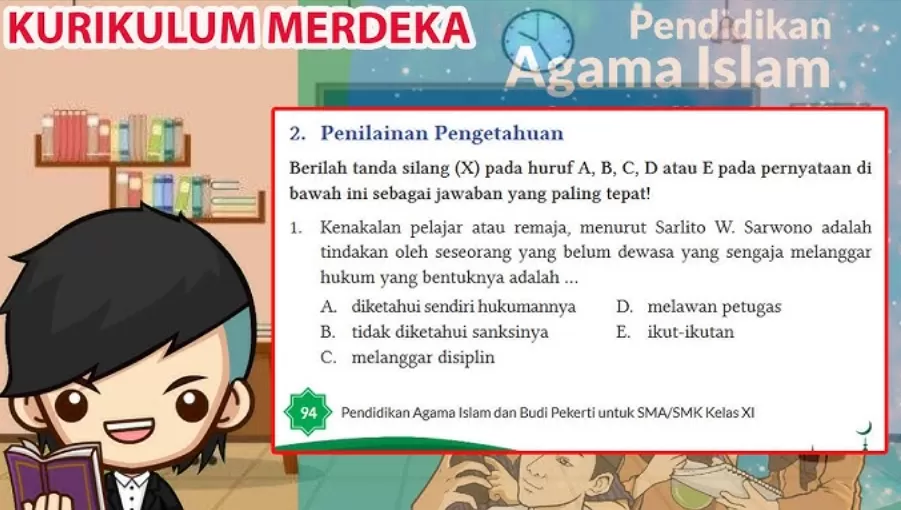 Kunci Jawaban PAI Kelas 1 SD Kurikulum 2013 Halaman 59: Ayo Kita Sholat ...