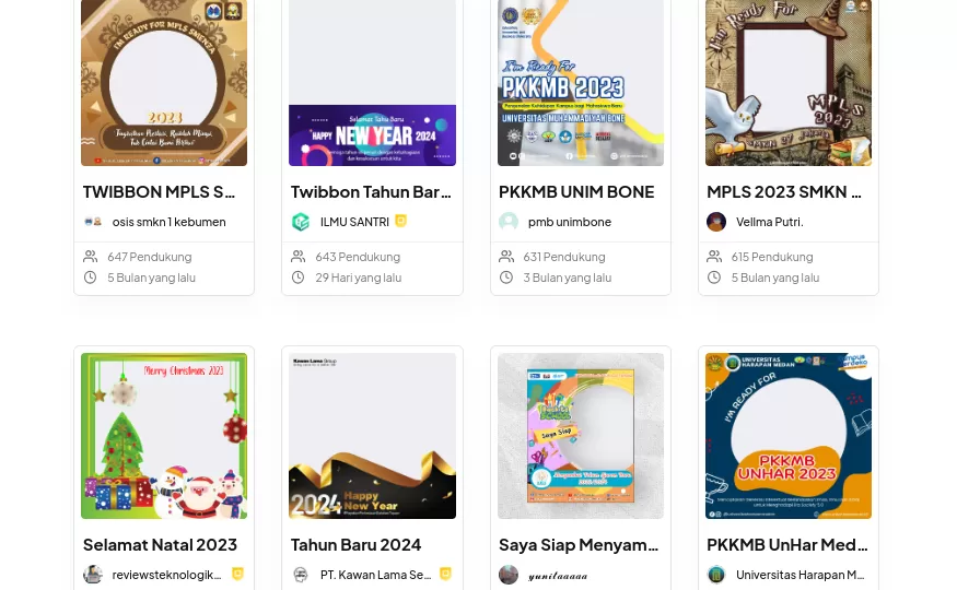 40+ Link Twibbon Tahun Baru 2024, Dapatkan Link Download Dan Kartu ...