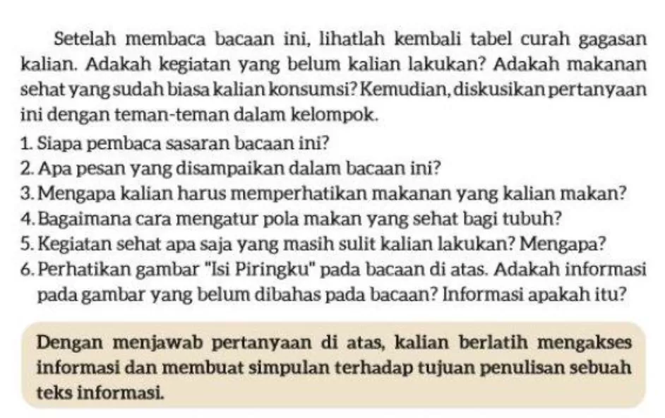 Kunci Jawaban Bahasa Indonesia Kelas 7 Halaman 73 Kurikulum Merdeka ...