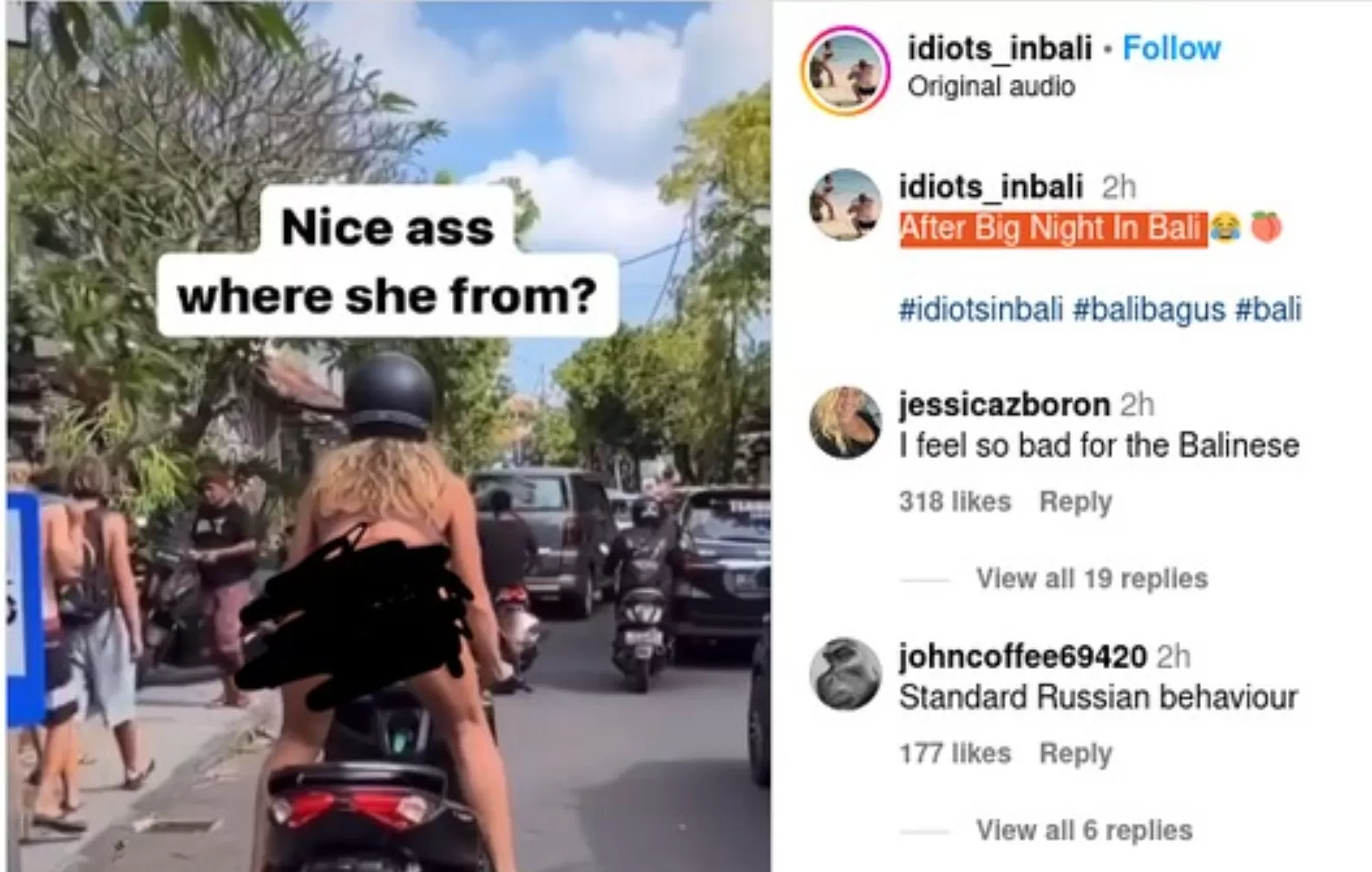 Viral Cewek Bule Pirang di Bali Lakukan Aksi Twerking Berdiri di Atas Motor,  Coreng Keindahan Wisata Bali - Pojok Baca