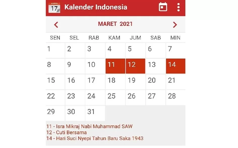 Cuti Bersama 2024 Dan Daftar Tanggal Merah, Total 27 Hari - Radar Malioboro