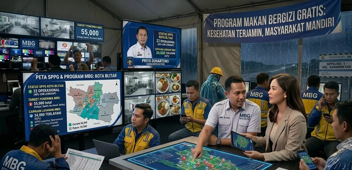 Kuota Dapur MBG di Kota Blitar Masih Kurang, Satgas MBG: Belum Cover  Seluruh Sasaran - Blitar Kawentar