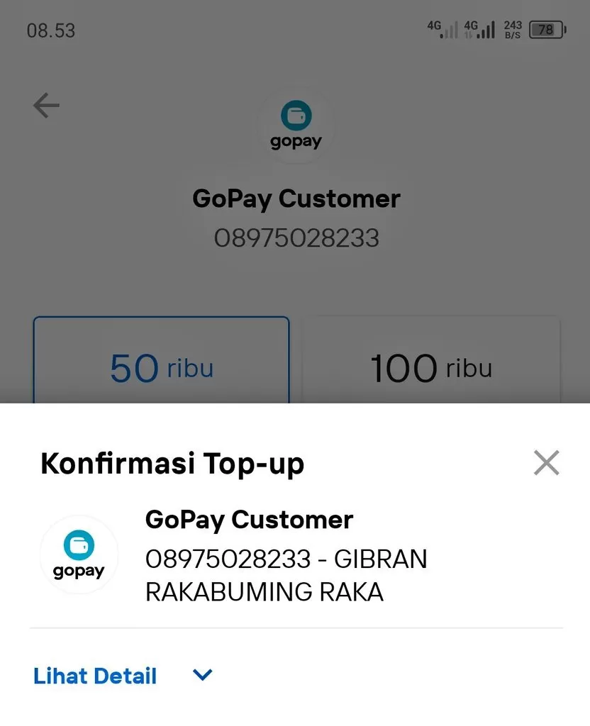 Geger nomor HP yang terdaftar di akun Kaskus Fufufafa ternyata milik Gibran Rakabuming Raka. (X @aenagart)