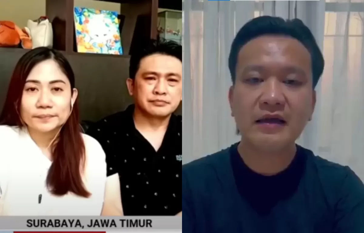 Ira, ibu murid SMAK Gloria 2 Surabaya yang jadi korban intimidasi Ivan Sugiantoi. (Tangkapan layar YouTube tvOneNews - X @LexWu_13)