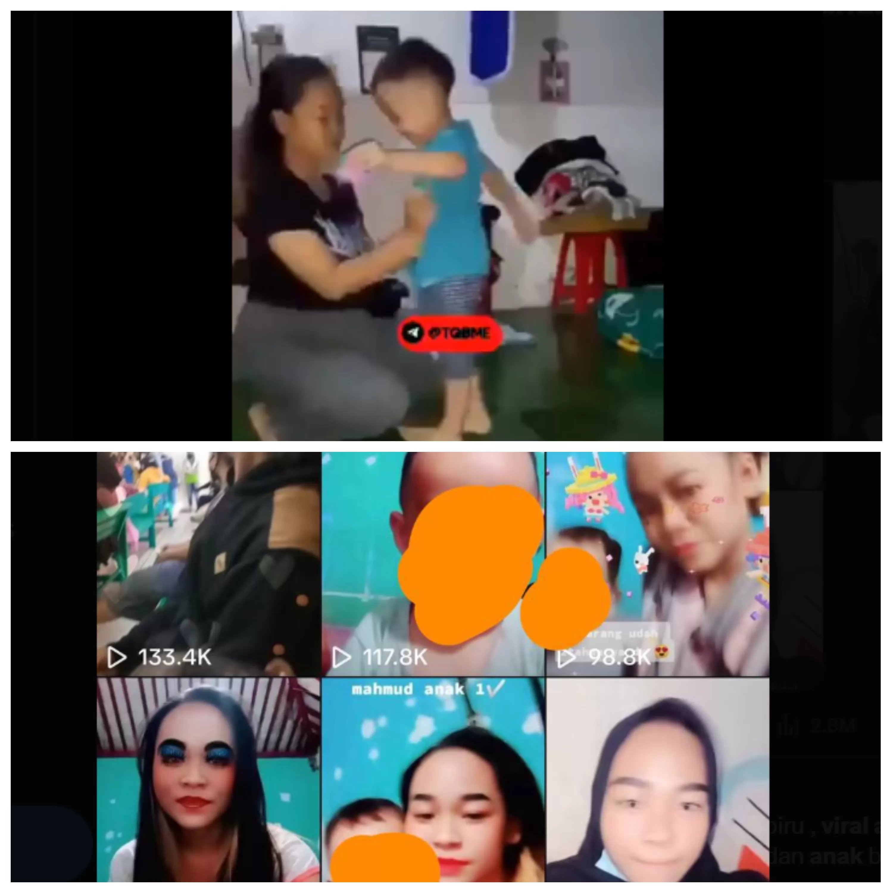 Miris! Video Ibu yang Tampak Melakukan Pelecehan dengan Anak Baju Biru  Viral di TikTok hingga X (Twitter) - Radar Bangkalan