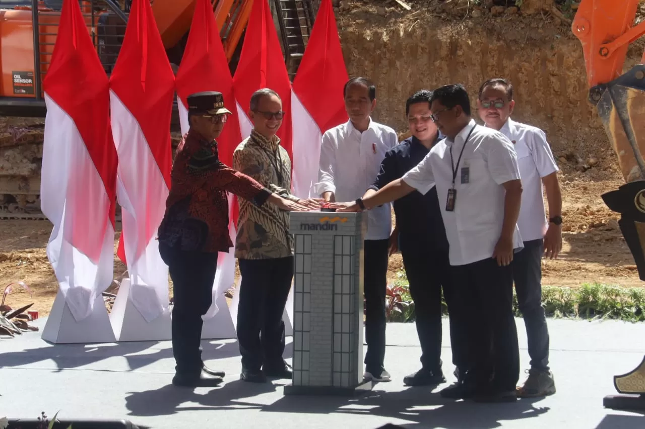 Groundbreaking pembangunan Bank Mandiri di IKN