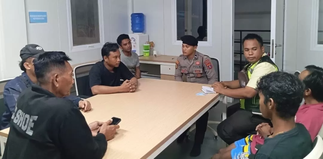 11 pekerja proyek Ibu Kota Nusantara (IKN) diamankan personel Satuan Tugas Nusantara dari Polda Kaltim. 